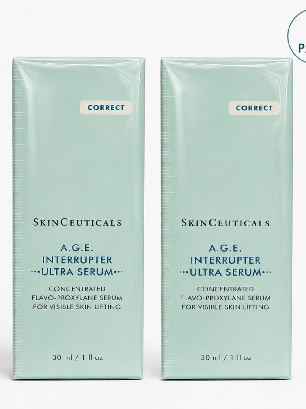 2 PACK SkinCeuticals AGE A.G.E. Interrupter Ultra Serum Full Size 1 OZ Sealed